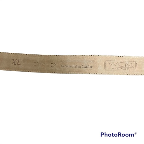 WCM Italian Leather Belt XL - Picture 2 of 3